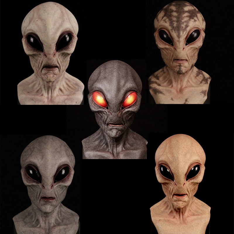 Latex Alien Mask Realistic - 1 unidade, máscara de alienígena –