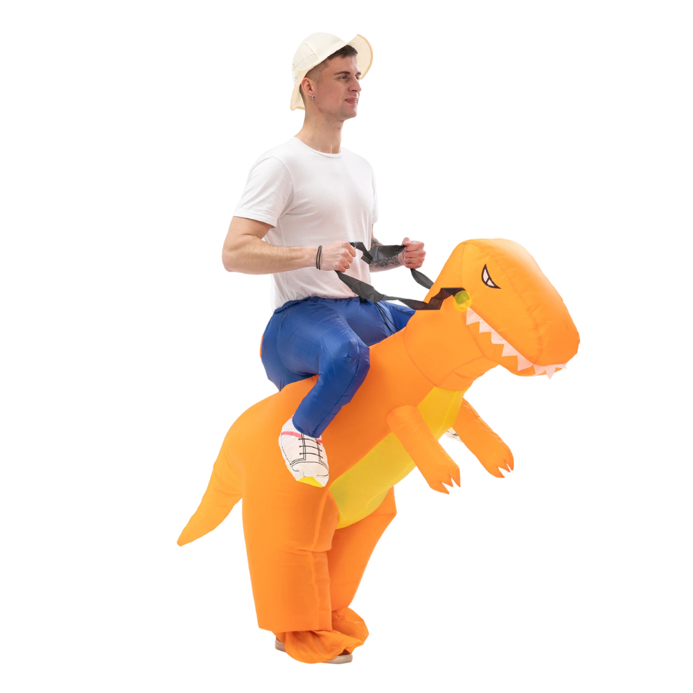 Fantasia Inflável de Dinossaur - Inflatable Dinosaur Costume Adult avaliação e preço