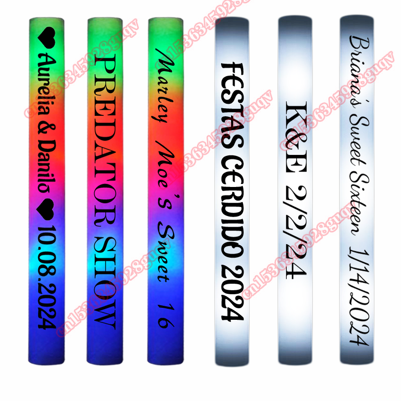 30 pçs varas de espuma led luz - Flashing Led Foam Sticks Party avaliação e preço