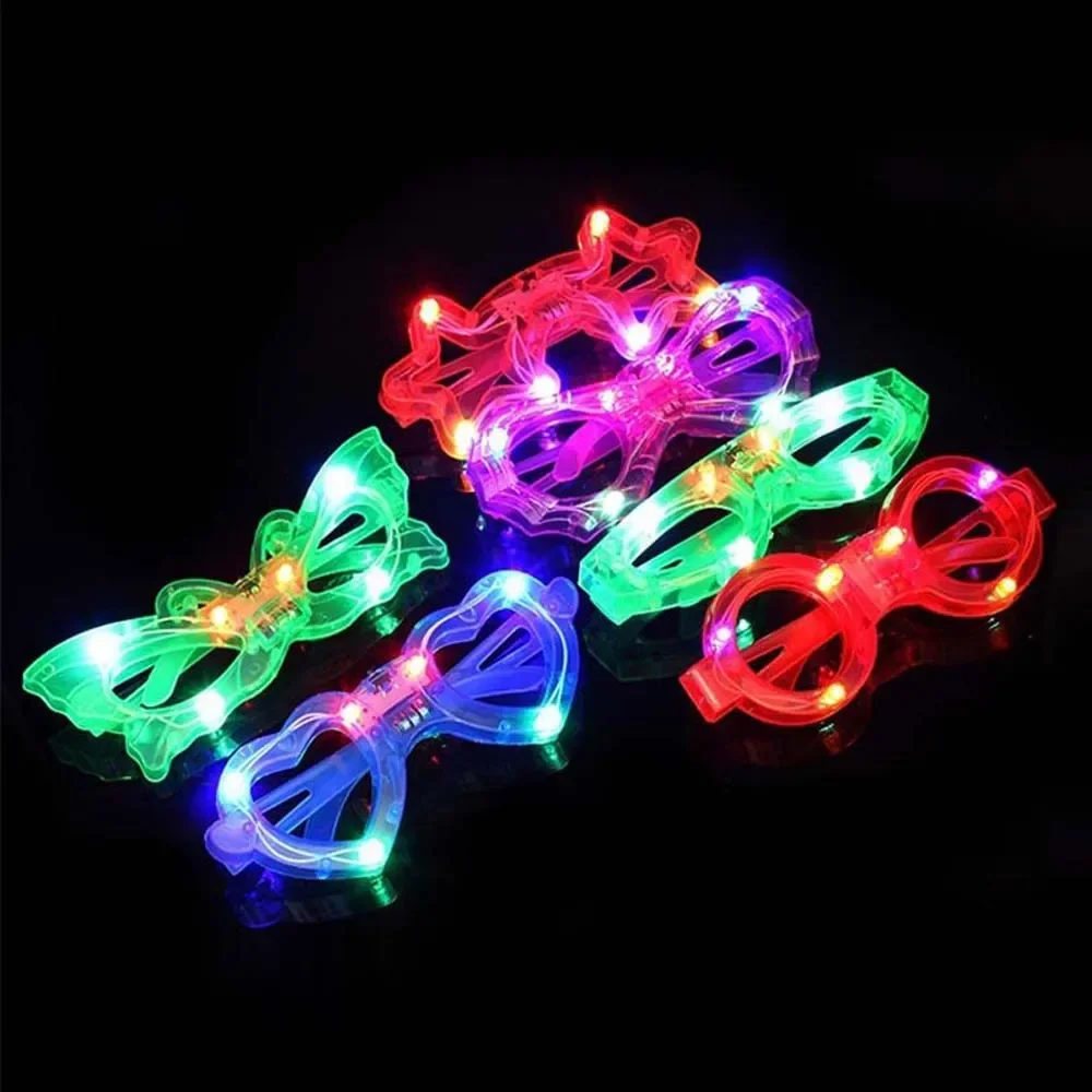20 pares de óculos luminosos q - Glow In The Dark Party Glasses avaliação e preço