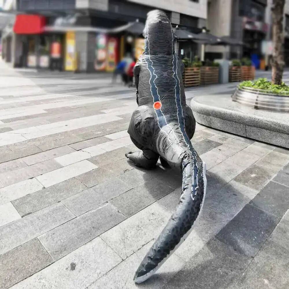 Fantasia Inflável de Dinossaur - Inflatable Dinosaur Costume Adult avaliação e preço