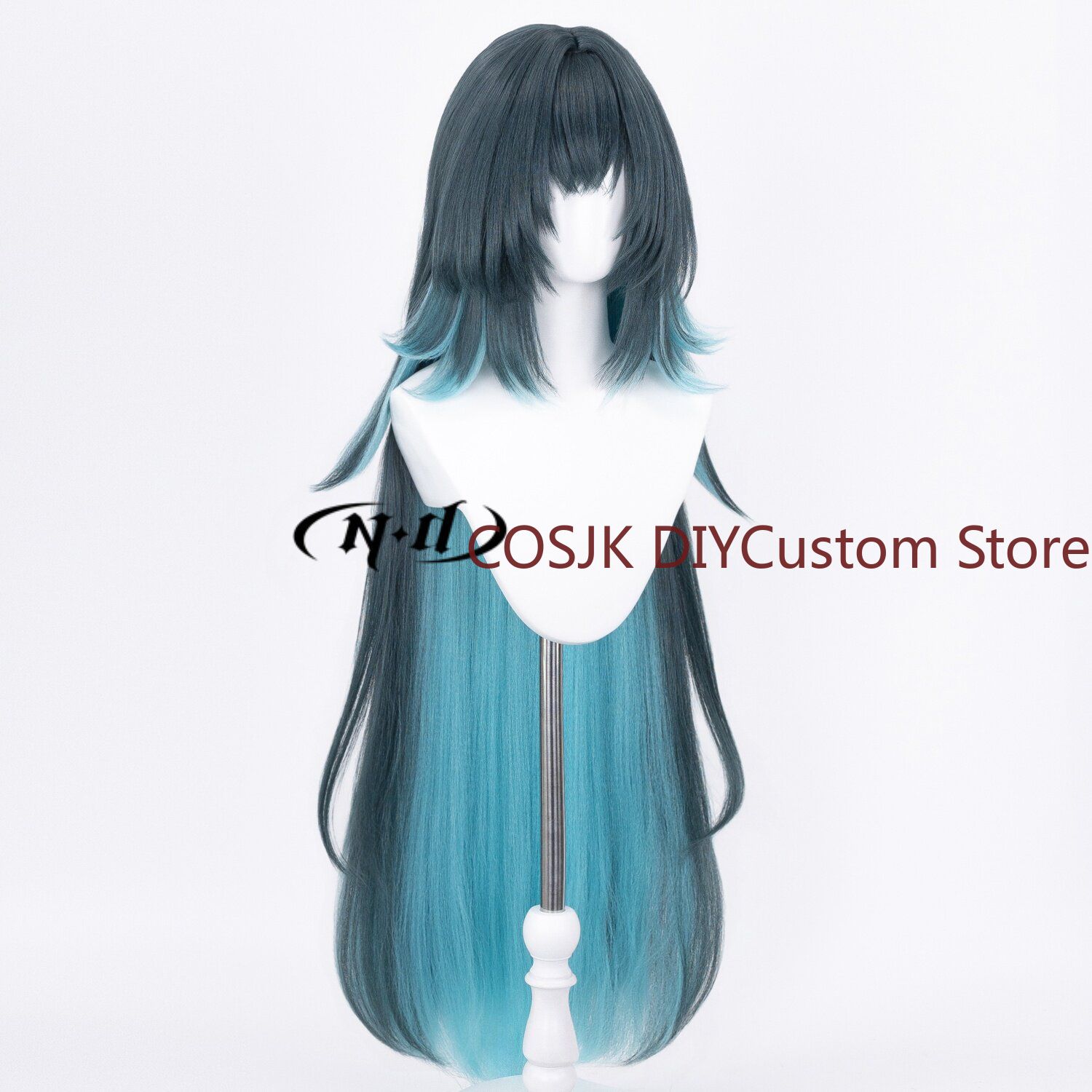Peruca de cosplay de 110 cm, i - Anime Cosplay Wig Heat Resistant avaliação e preço