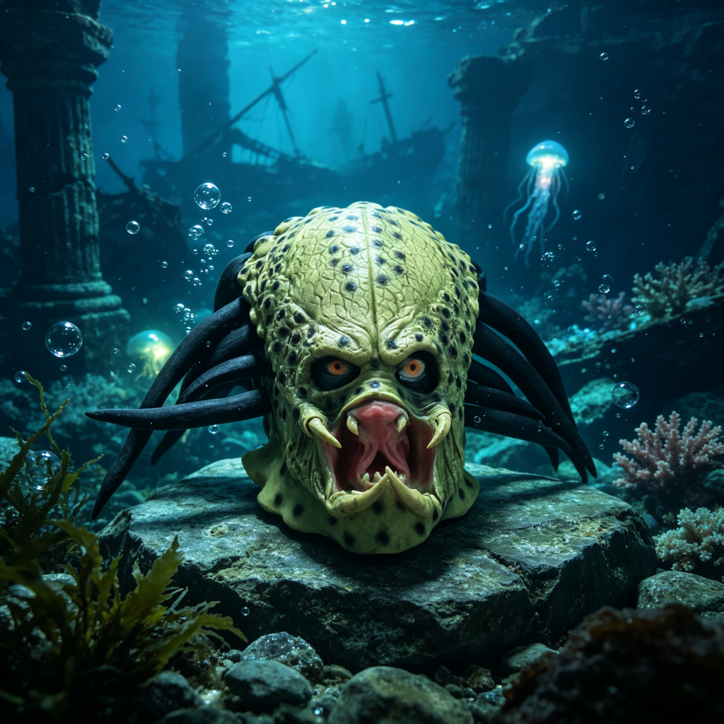 Máscara Realista de Predador c - Latex Alien Mask Realistic avaliação e preço