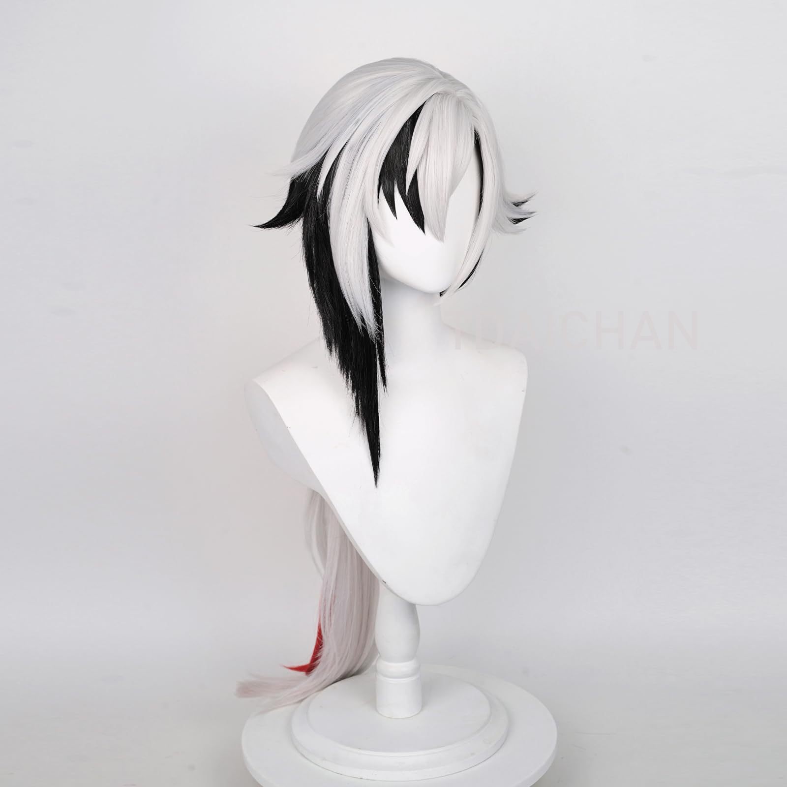 Peruca de Cosplay Arlecchino d - Anime Cosplay Wig Heat Resistant avaliação e preço