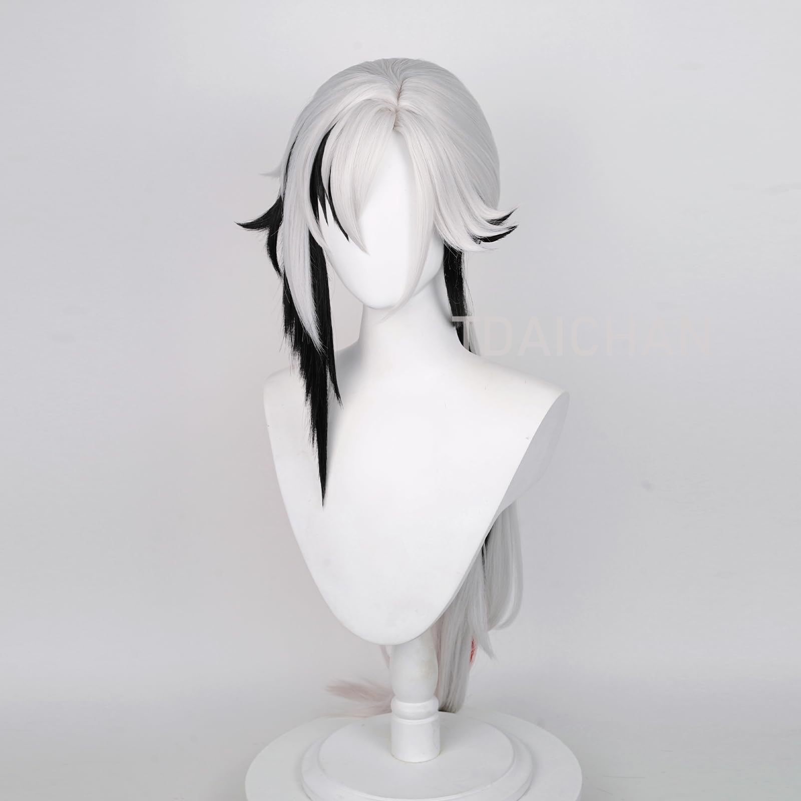 Peruca de Cosplay Arlecchino d - Anime Cosplay Wig Heat Resistant avaliação e preço