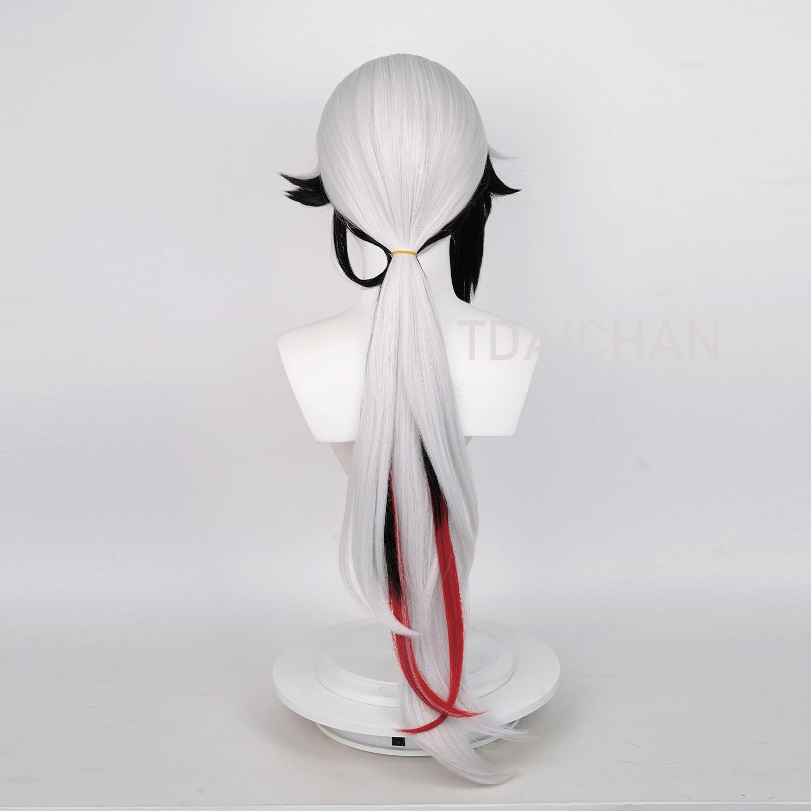 Peruca de Cosplay Arlecchino d - Anime Cosplay Wig Heat Resistant avaliação e preço