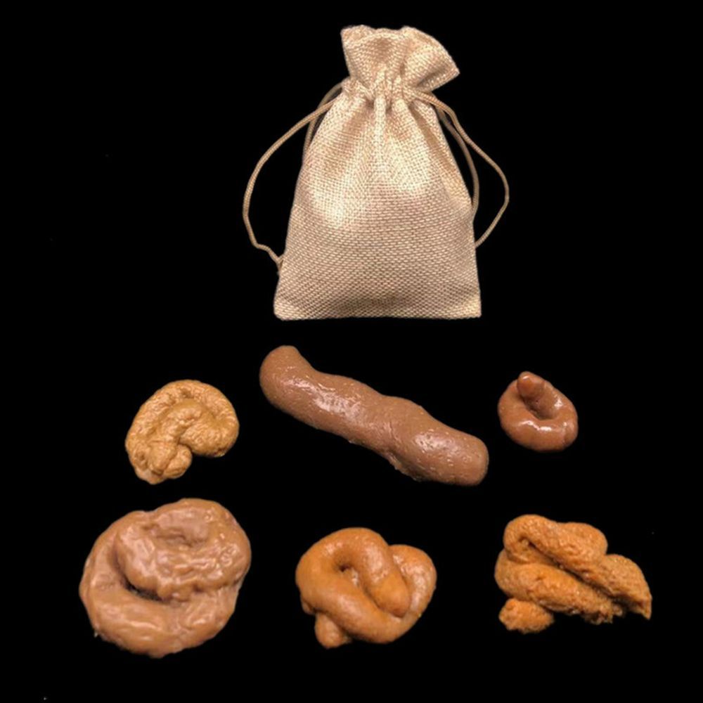 6 peças turd complicado tolo f - Fake Poop Gag Gift avaliação e preço