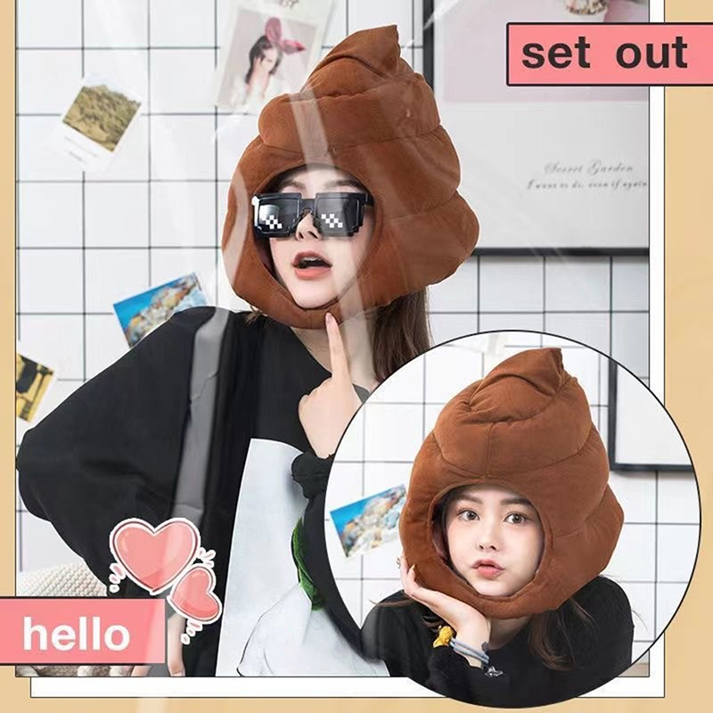 Chapéu de Pelúcia Criativo e E - Fake Poop Gag Gift avaliação e preço