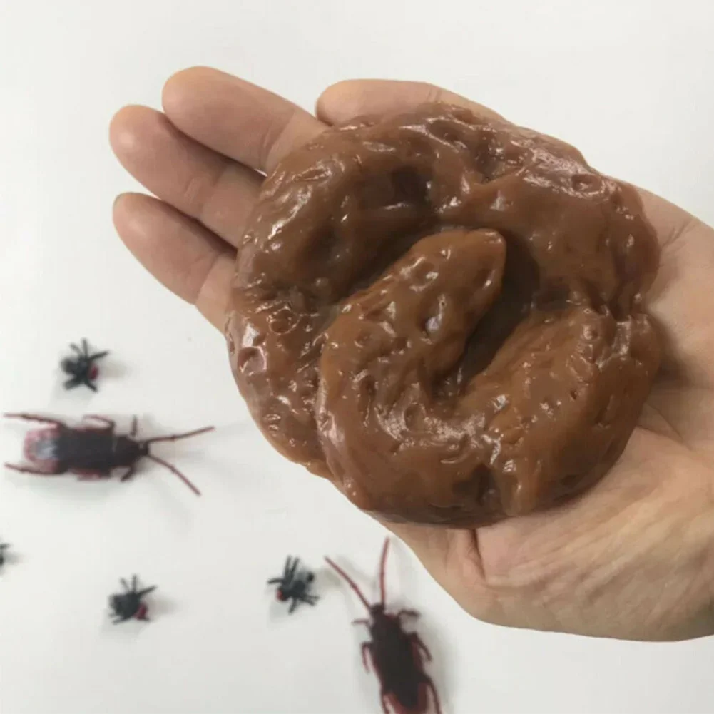 Cão falso cocô realista macio  - Fake Poop Gag Gift avaliação e preço