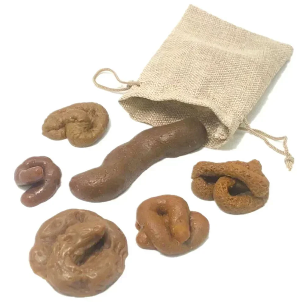 Cão falso cocô realista macio  - Fake Poop Gag Gift avaliação e preço