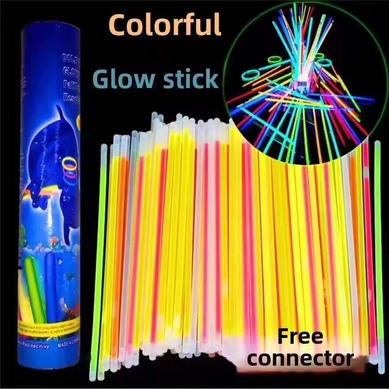50/100 pçs varas de fluorescên - Glow In The Dark Party Glasses avaliação e preço