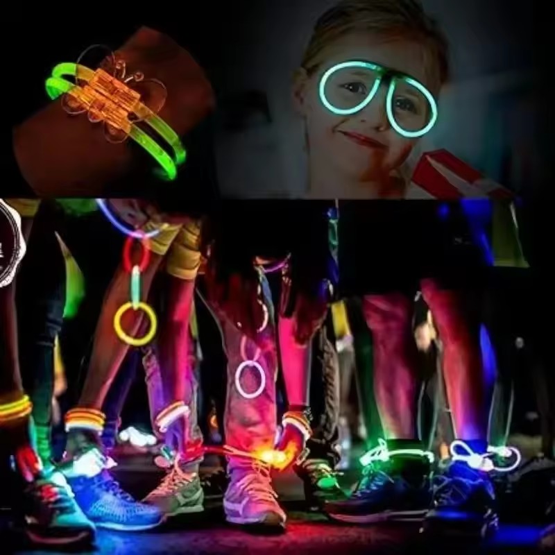 50/100 pçs varas de fluorescên - Glow In The Dark Party Glasses avaliação e preço