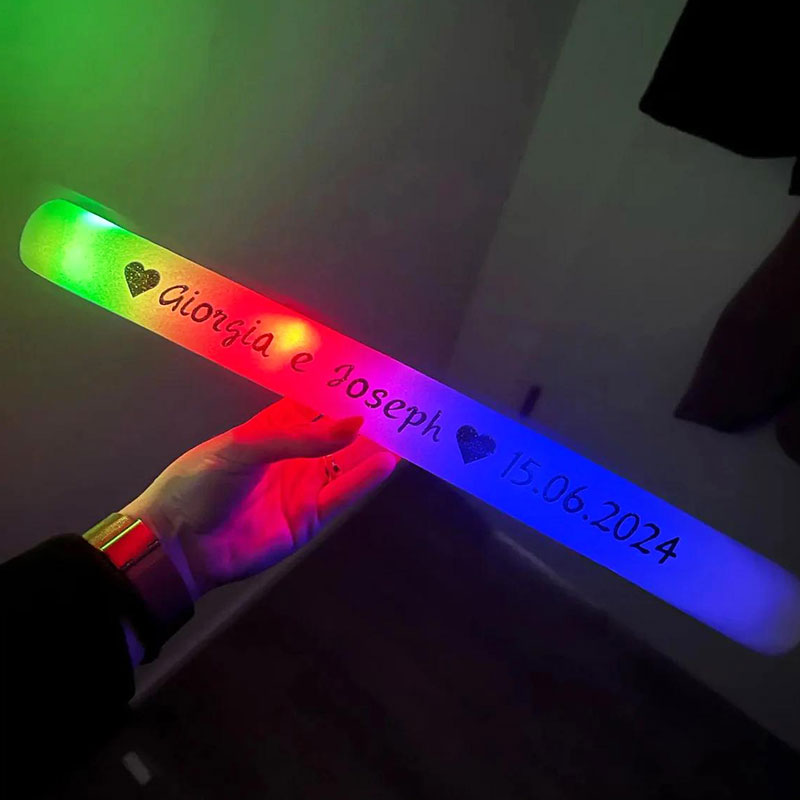30 Bastões de Espuma Luminosos - Flashing Led Foam Sticks Party avaliação e preço