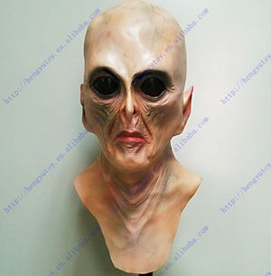 Máscara alienígena de luxo rea - Latex Alien Mask Realistic avaliação e preço