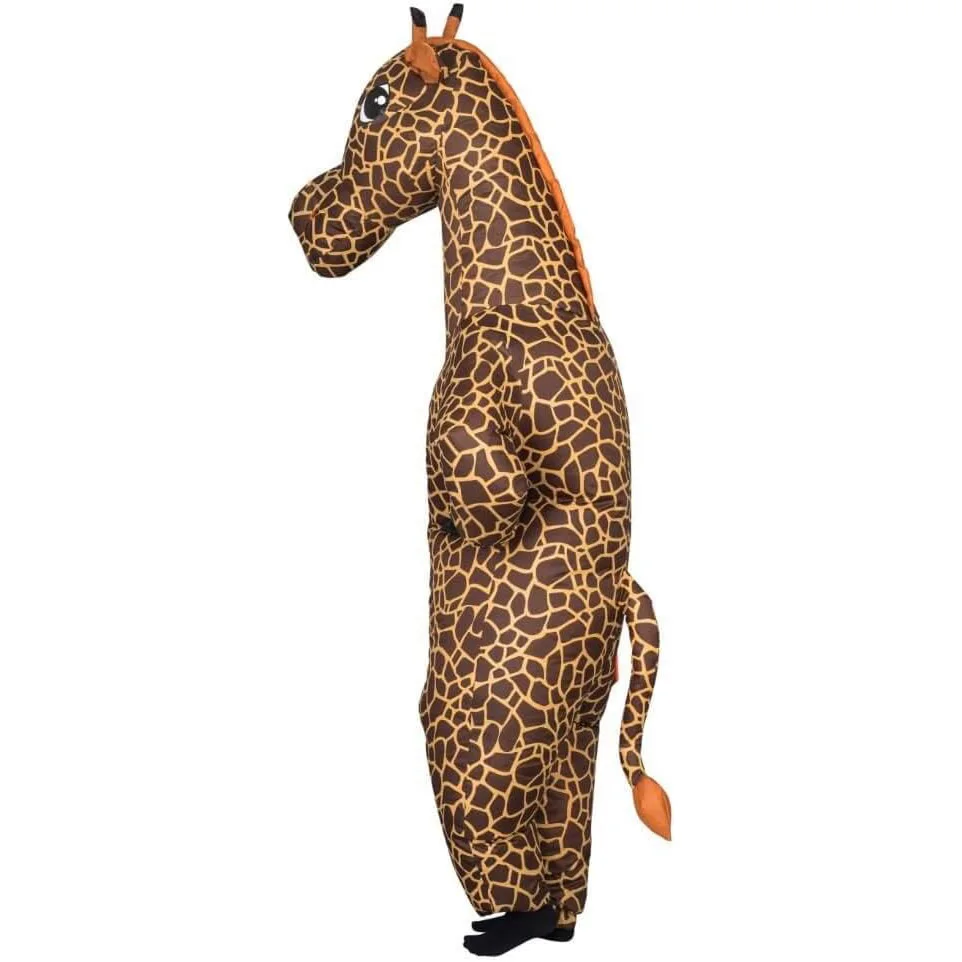 Adulto unissex girafa terno in - Inflatable Dinosaur Costume Adult avaliação e preço