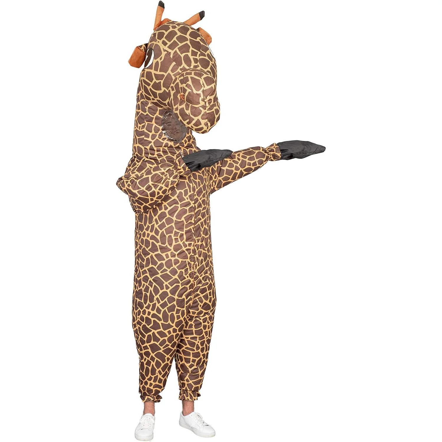 Adulto unissex girafa terno in - Inflatable Dinosaur Costume Adult avaliação e preço