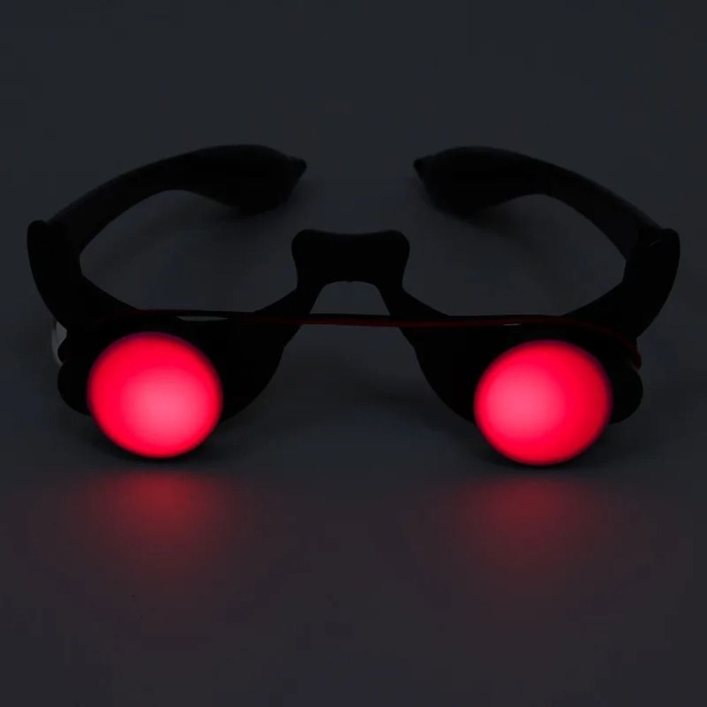 Óculos LED ABS com Olhos Verme - Glow In The Dark Party Glasses avaliação e preço