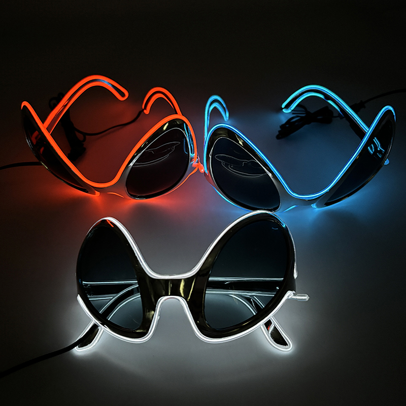 Legal light up led alienígena  - Glow In The Dark Party Glasses avaliação e preço