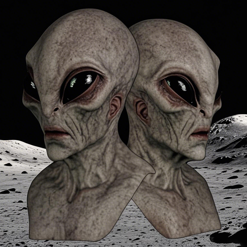 1 unidade, máscara de alieníge - Latex Alien Mask Realistic avaliação e preço