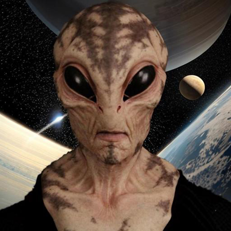 1 unidade, máscara de alieníge - Latex Alien Mask Realistic avaliação e preço