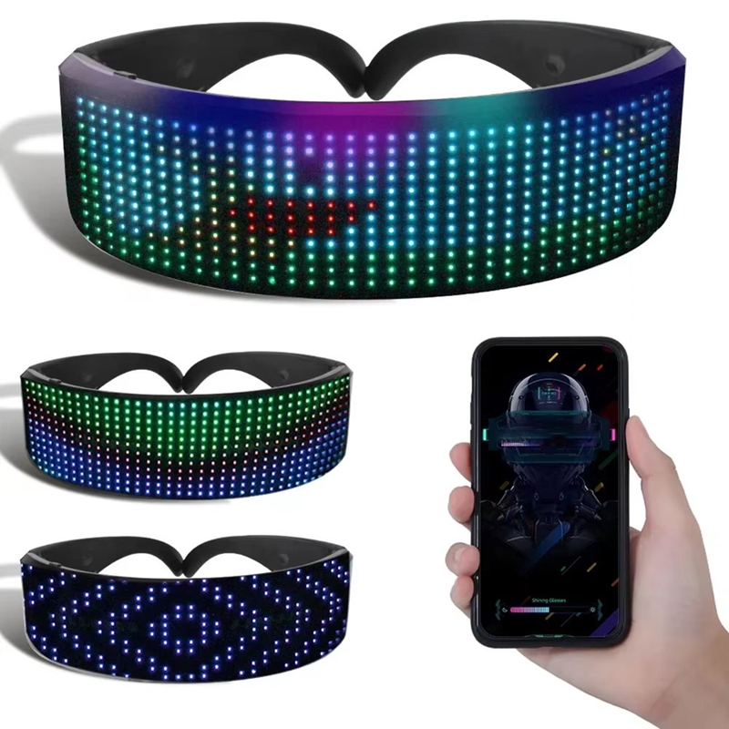 Óculos Eletrônicos Futuristas  - Glow In The Dark Party Glasses avaliação e preço
